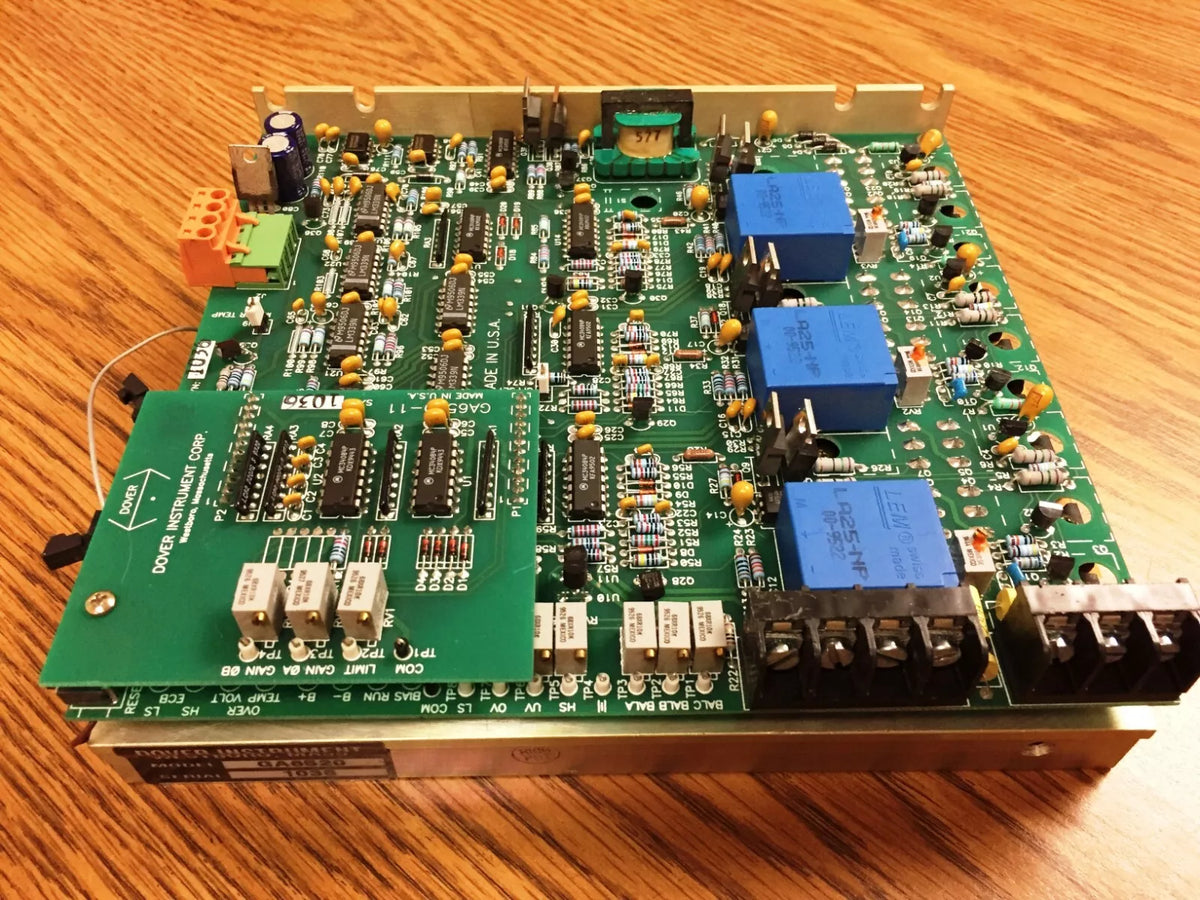 Dover Instrument GA6520 Servo Amplifier Board with GA6520-11 Axis Driver