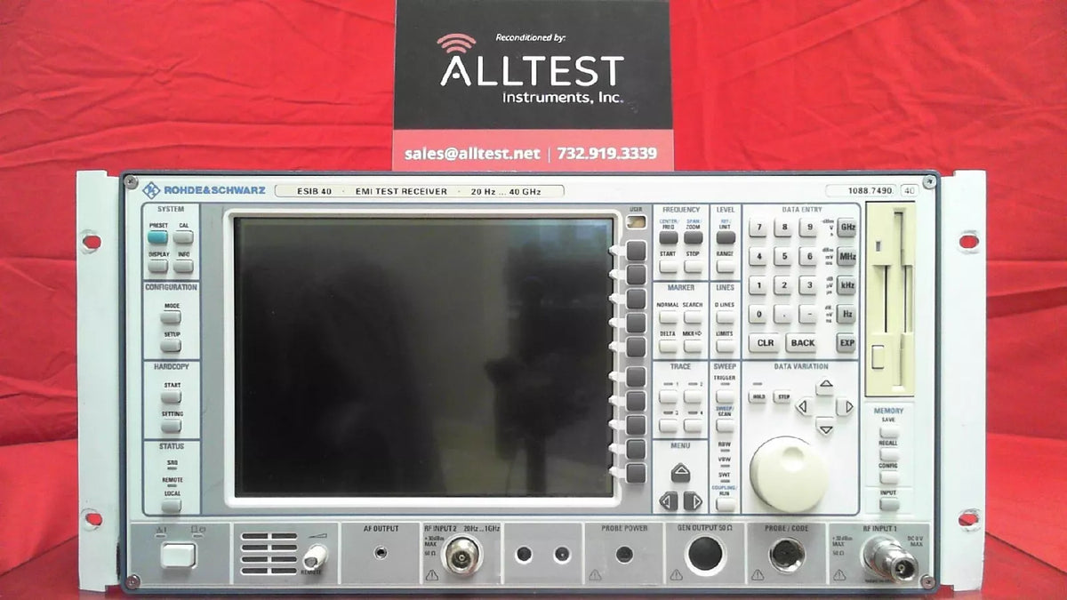 Rohde and Schwarz ESIB40 Test Receiver, 20 Hz - 40 GHz