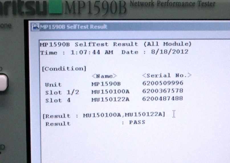 Anritsu MU150122A 10/10.7G optical interface unit