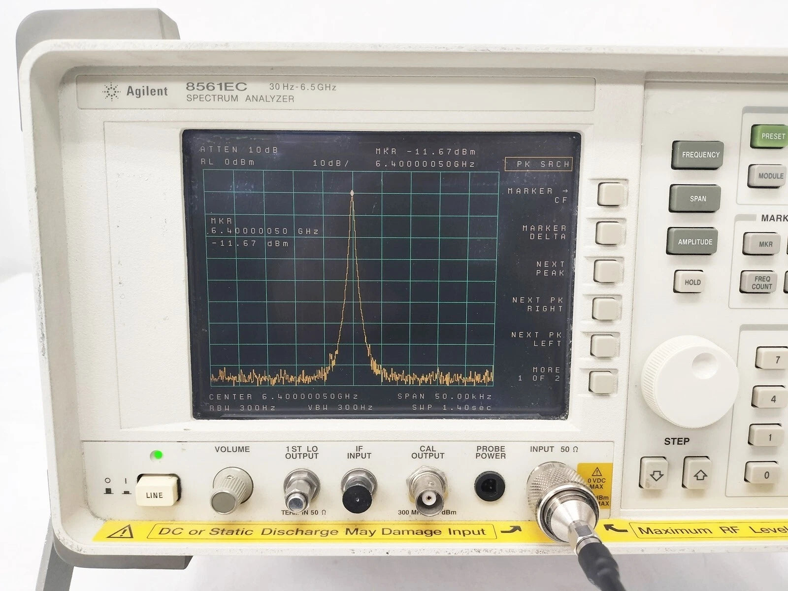 Agilent 8561EC Portable Spectrum Analyzer