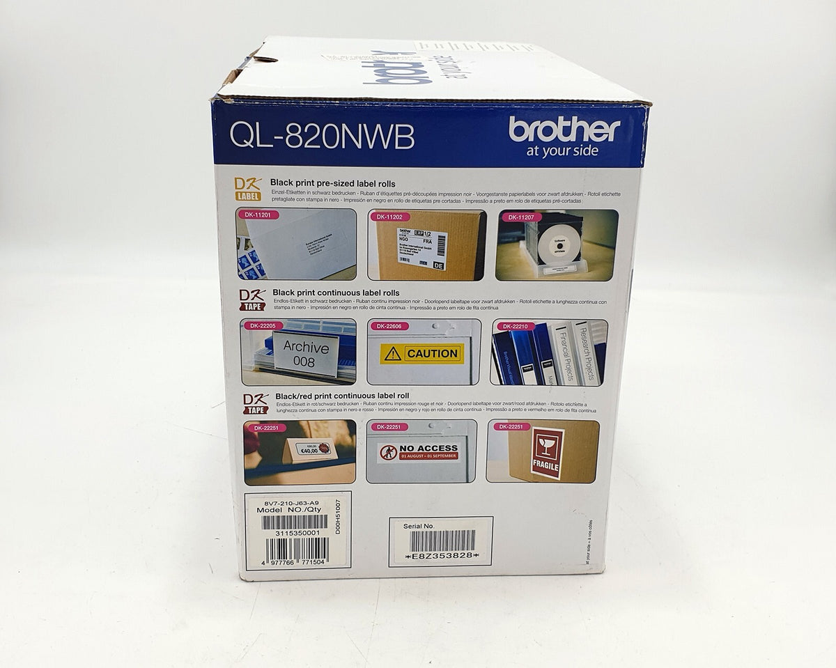 Brother QL-820NWB Thermal Label Printer