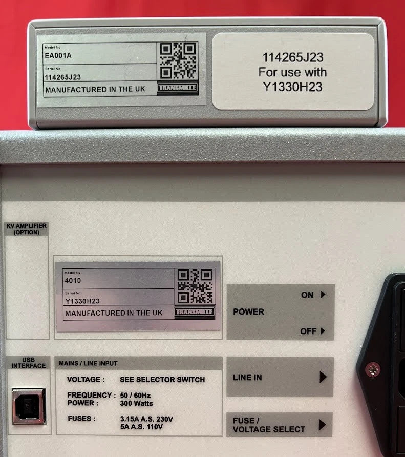 Transmille 4010 Multi Product Calibrator with EA001A Upgrade, GPIB, Accessories