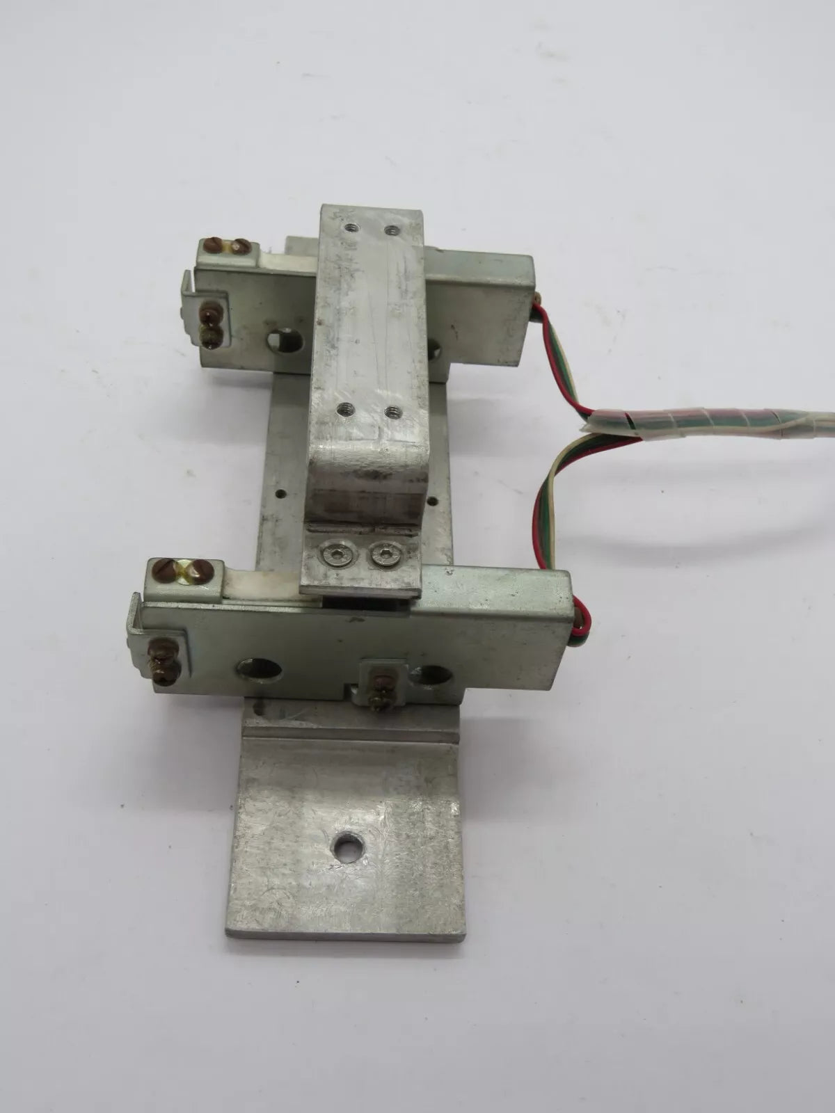 Industrial Mounting Bracket with Wiring - Metal Frame Assembly