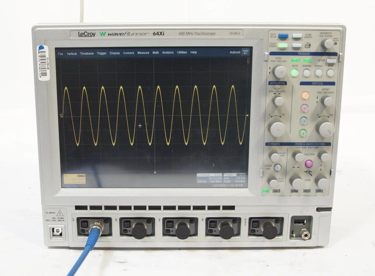 LeCroy 64Xi Oscilloscope Digital 600MHz Bandwidth 10GS/s with Two Bad Channels