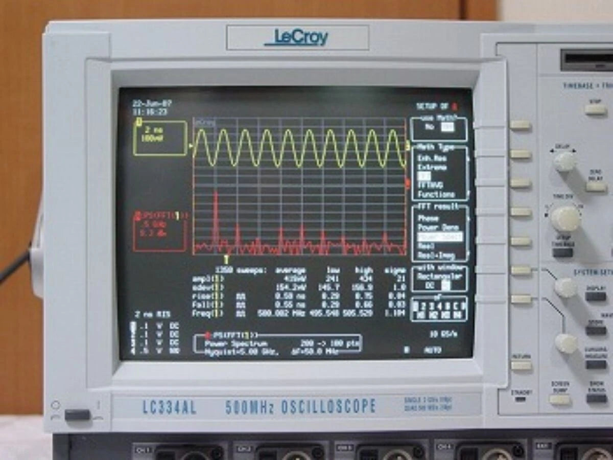 LeCroy LC334AL 500MHz 4ch 8MW Digital Oscilloscope