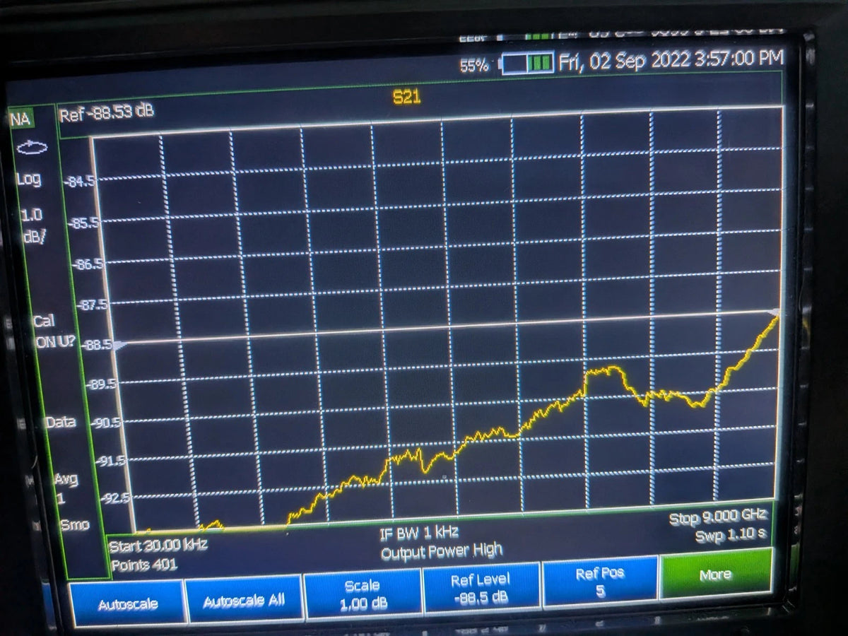 Keysight Agilent VNA Vector Network Spectrum Analyzer Fieldfox N9915A Cald 9 Ghz