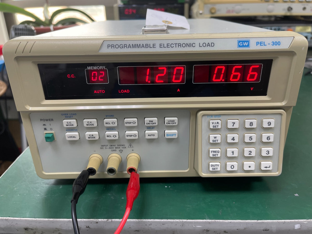 GW Instek PEL-300 Programmable Electronic Load 300W , 3-60V , 6mA-60A - XG eqpt