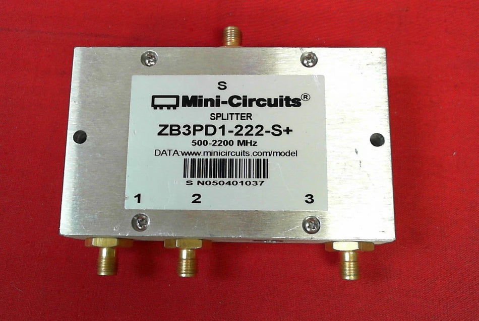 Mini-Circuits ZB3PD1-222-S PWR DIV / SMA 500-2200MHz
