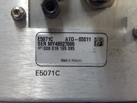 Keysight E5071C Network Analyzer 100kHz-8.5GHz Opt. 285 1E5 008 019 (7006)