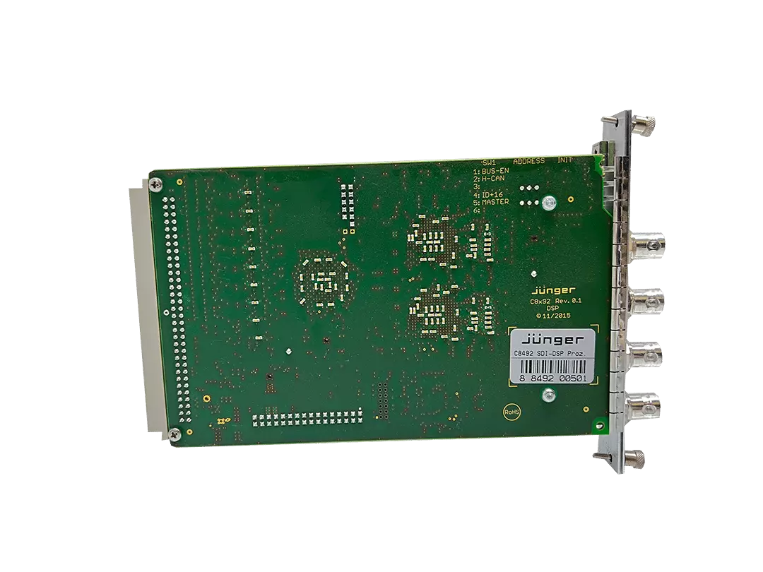 JUNGER C8492B-8S 3G/HD/SD 8 Channels DSP with SDI and System-bus I/O