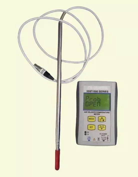 OMEGA HHF1000R Series Air Velocity/Temperature Meter