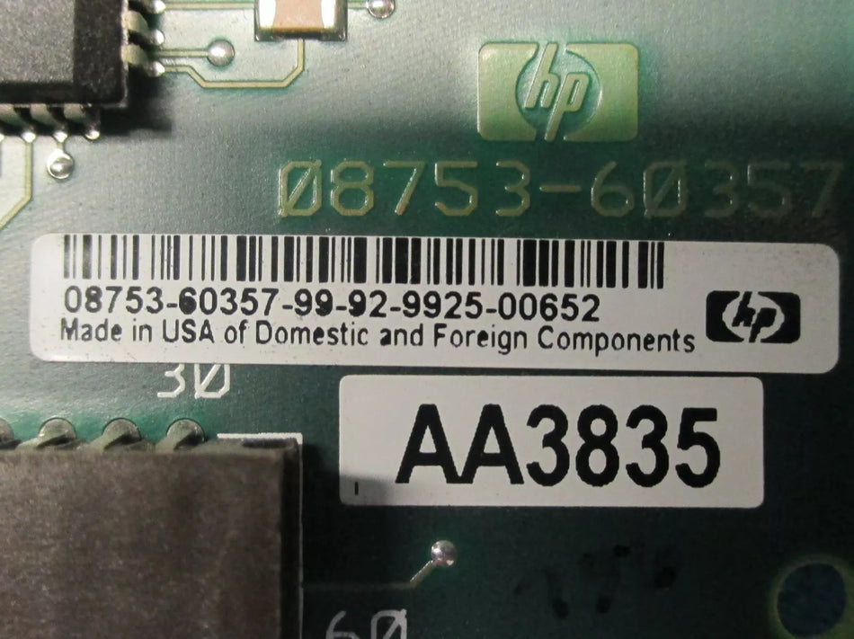 HP Agilent 08753-60357 Assembly Board for 8702D 8753D 8753E 8753ES 8753ET
