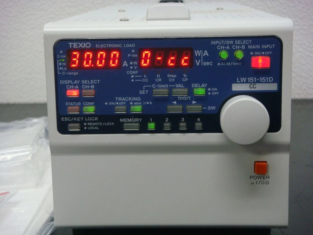 TEXIO LW151-151D 2ch 15V 30A 150W Electric Load New