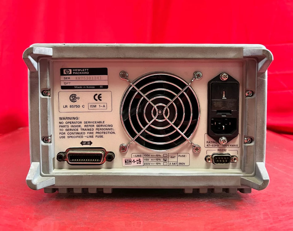 Agilent/Keysight E3632A KR75301341 Digital DC Power Supply, 0-15V, 7A, 0-30V, 4A