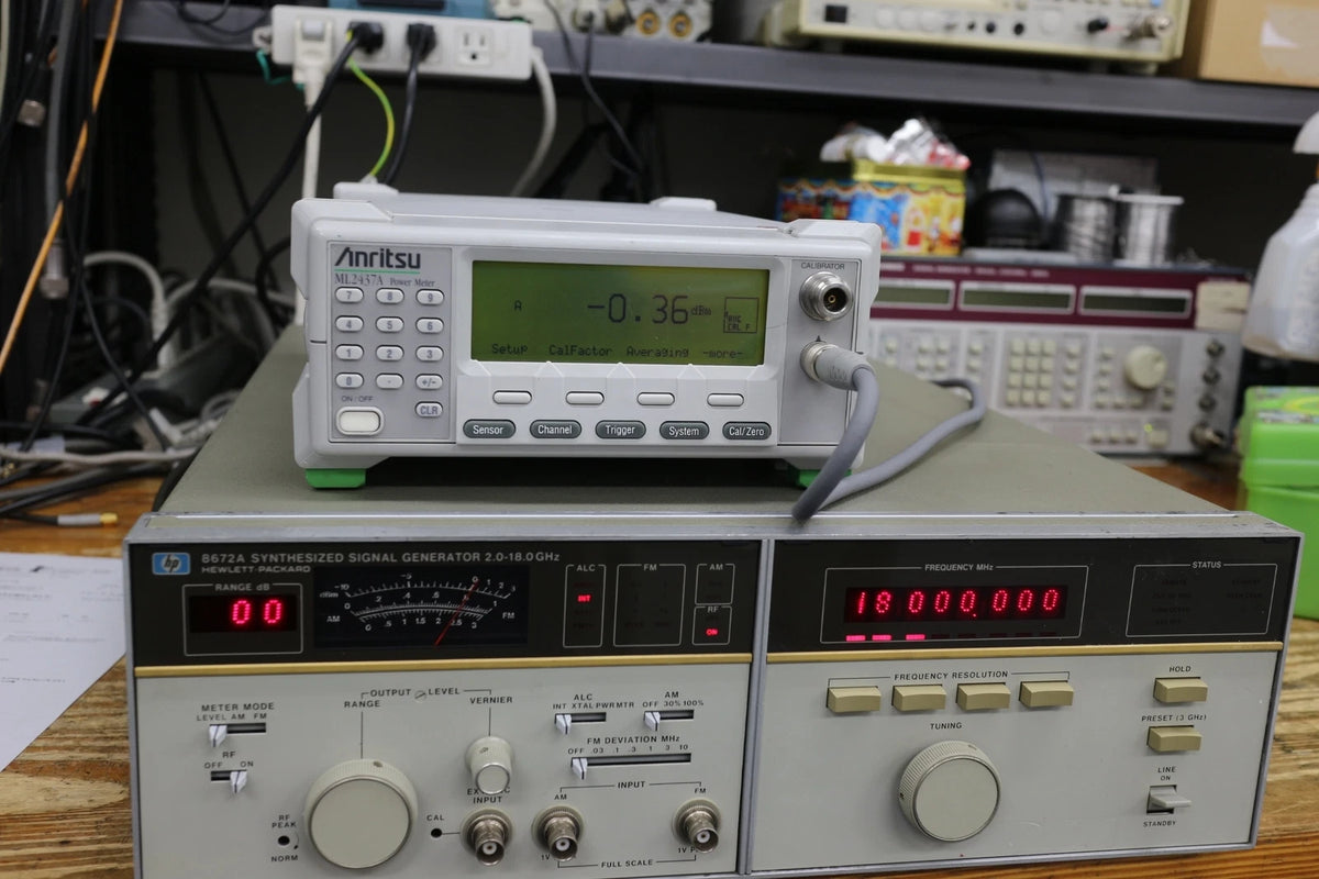 HP 8672A /004/006 18GHz Synthesized Signal Generator