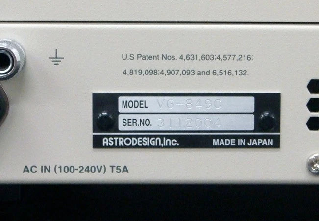 ASTRO DESIGN VG849C HDMI DVI Video Programable Generator