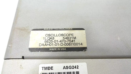 Agilent 54831M Infiniium Oscilloscope 600MHz 4GS/a 4-Channel