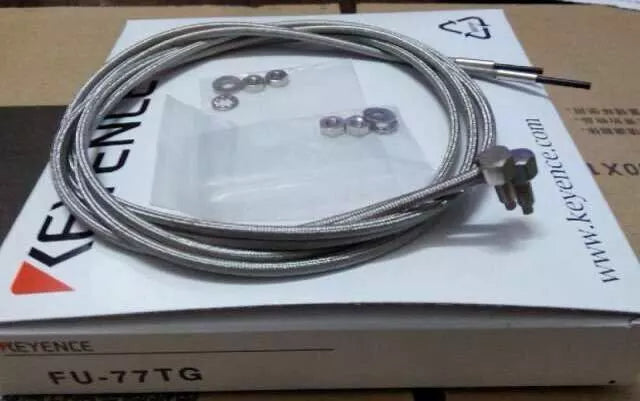 Keyence FU-77TG Fiber Optic Sensor FU77TG Cable In Box