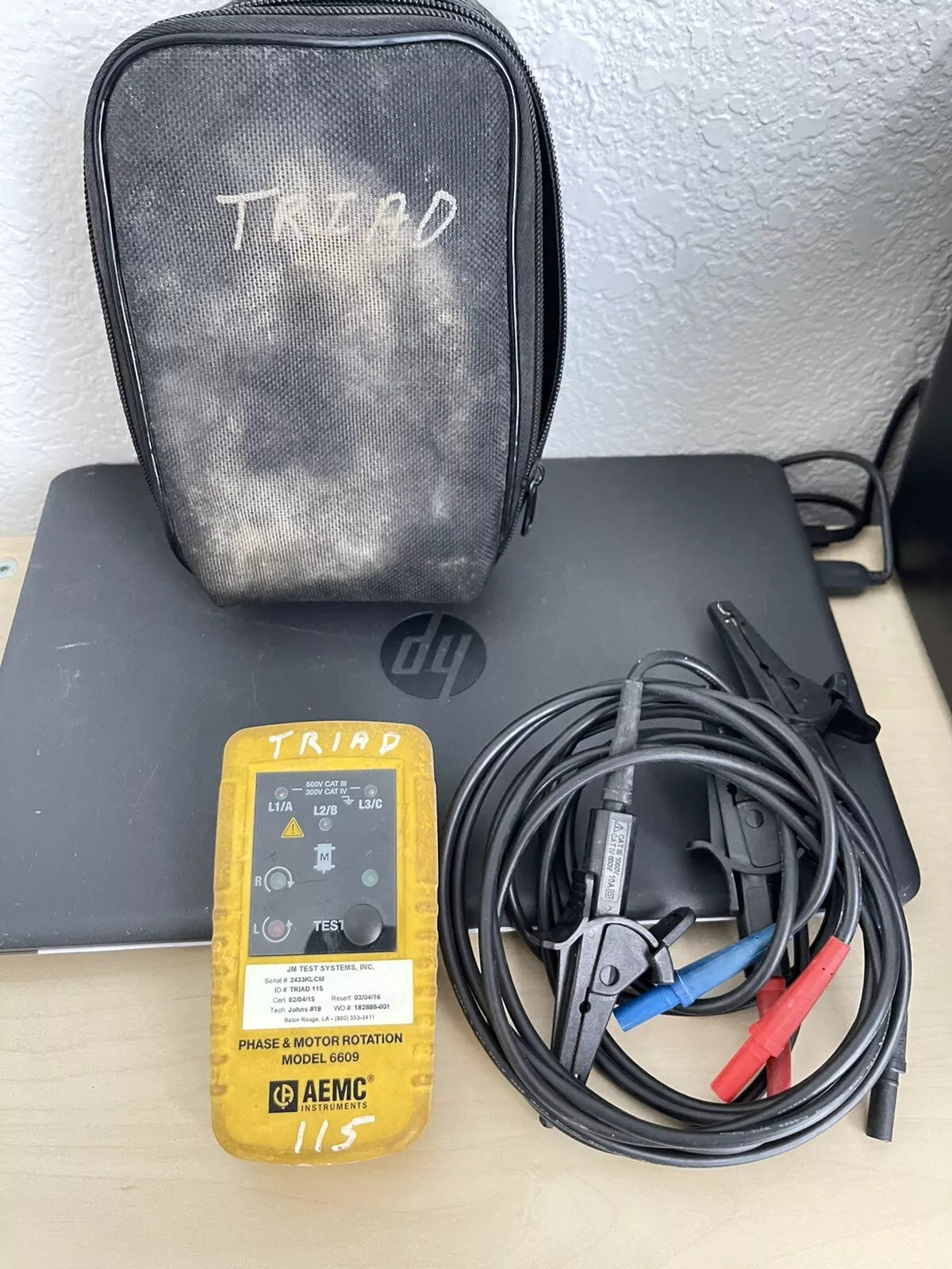 Phase Rotation Meter Model 6609 AEMC 6609 Phase & Motor Rotation Meter (PARTS ONLY) – XG eqpt