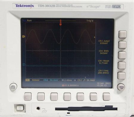Tektronix TDS3032B 300 MHz 2CH DPO Oscilloscope with TRG / FFT Modules