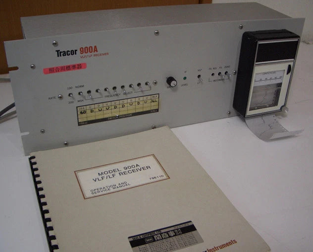 Tracor 900A 100Hz-75.6KHz VLF/LF Ferequency Reference Receiver