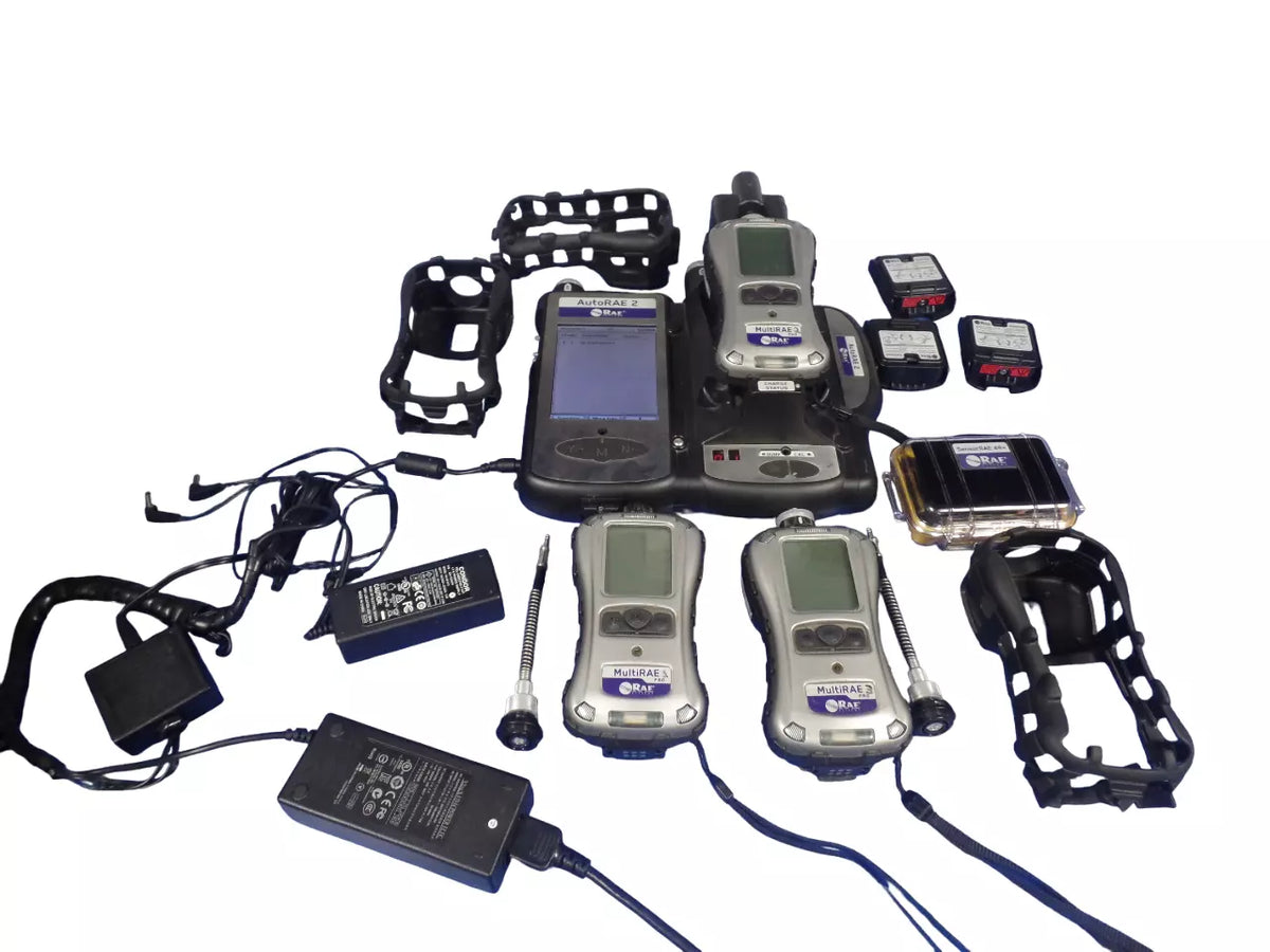 RAE 3 MutiRAE Pro Portable Gas Monitors with AutoRAE2 Bump & Calibration System