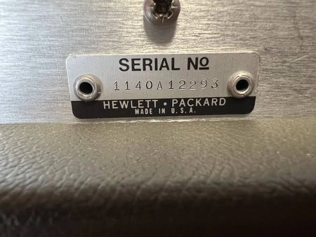 Agilent/Keysight 334A 1140A12293 Distortion Analyzer, 5 Hz to 600 kHz
