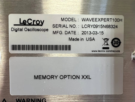 Lecroy WaveExpert 100H Equivalent Time Sampling Oscilloscope System SE-70 XXL