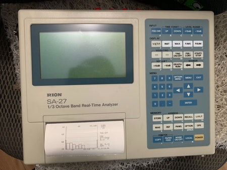 Rion SA-27 1/3 Octave Real-Time Analyzer