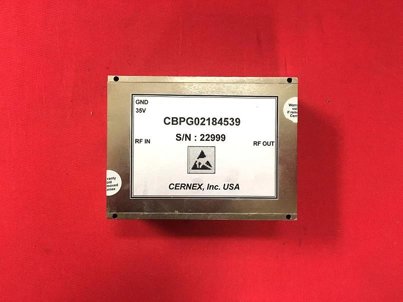 Cernex CBPG02184539 Broadband High Power Amplifiers (GaN) 0.02-18.0 GHz