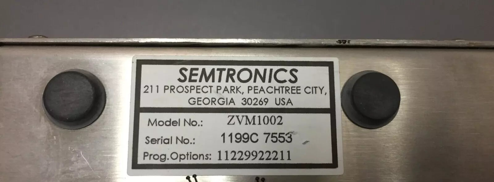Semtronics ZVM1002 Zero Volt Monitors with Power Adaptor
