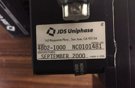 JDS Uniphase 4611-010-0498 µGreen-SLM Laser with 4802-1000 µ-Laser Controller