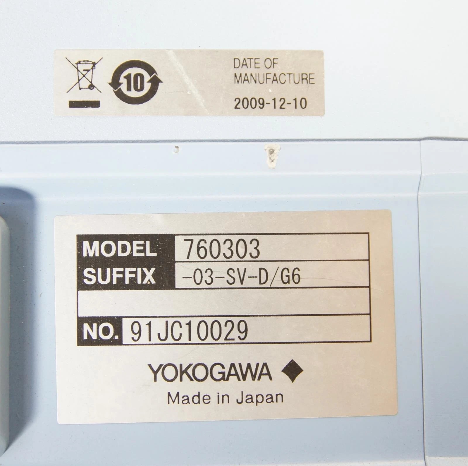Yokogawa WT3000 Precision Power Analyzer 760303-03-SV-D/G6 3x Element 1000V-30A