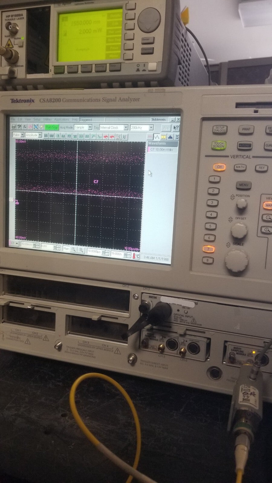 HP 83440C Lightwave Detector
