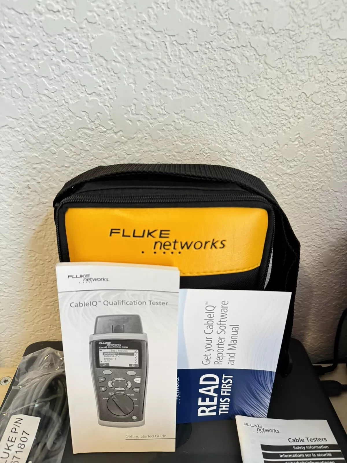 Fluke Networks Cable IQ Qualification Tester CIQ-100 /New Sealed