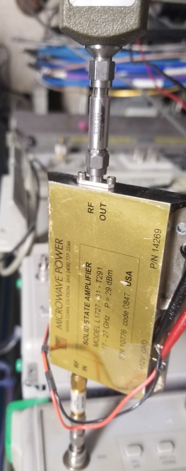 RF Power Amplifier 17-27GHz by Microwave Power