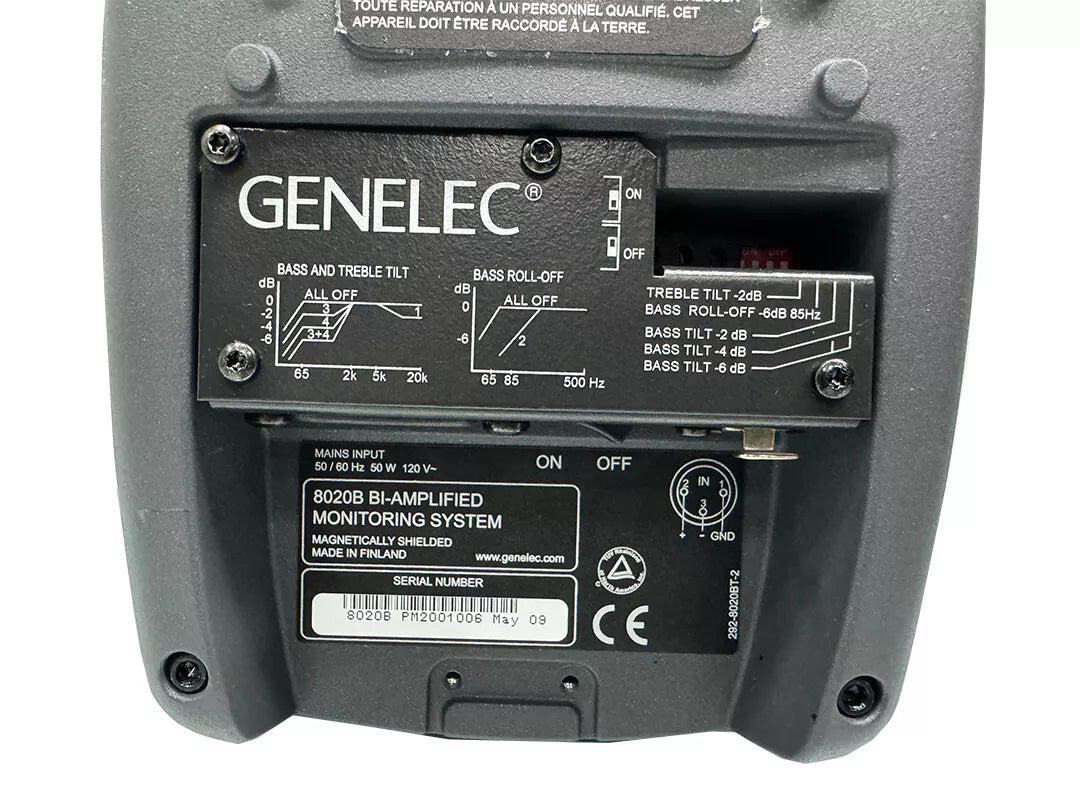 Genelec 8020B Bi-Amplified Monitoring System 120V Mains Pair