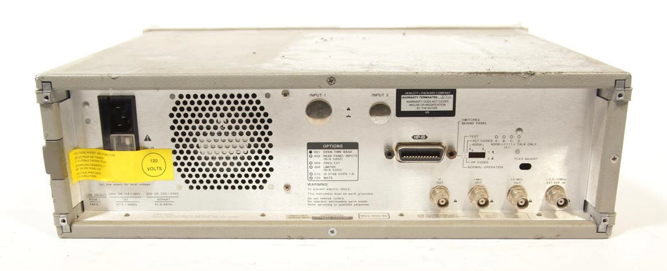 HP Agilent 5352B 10 Hz to 40 GHz CW Microwave Frequency Counter OPT 001