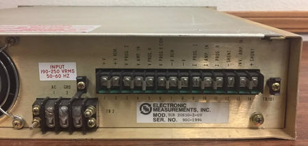 Electronic Measurements TCR 20S50-2-0V Variable TRC DC Power Supply