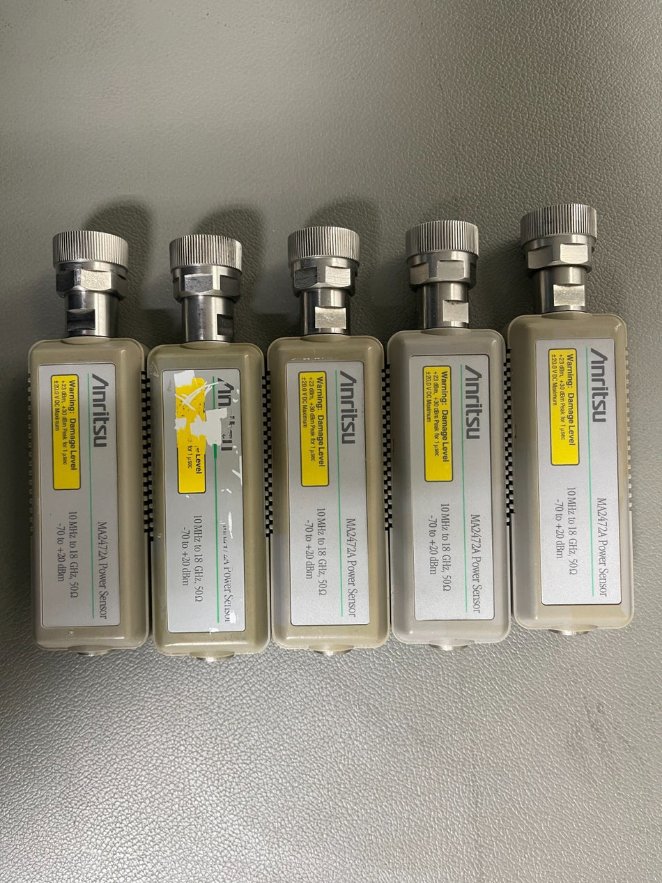 Anritsu MA2472A Power Sensor 10MHz to 18Ghz, N connector, -70 to +20dBm - XG eqpt