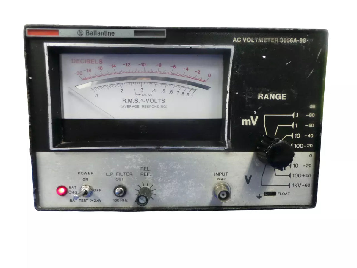 Ballantine AC Voltmeter 3056A-98 - High-Quality AC Meter