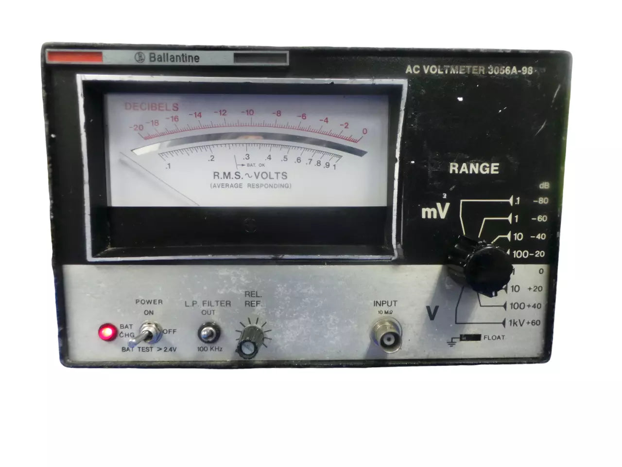 Ballantine AC Voltmeter 3056A-98 - High-Quality AC Meter