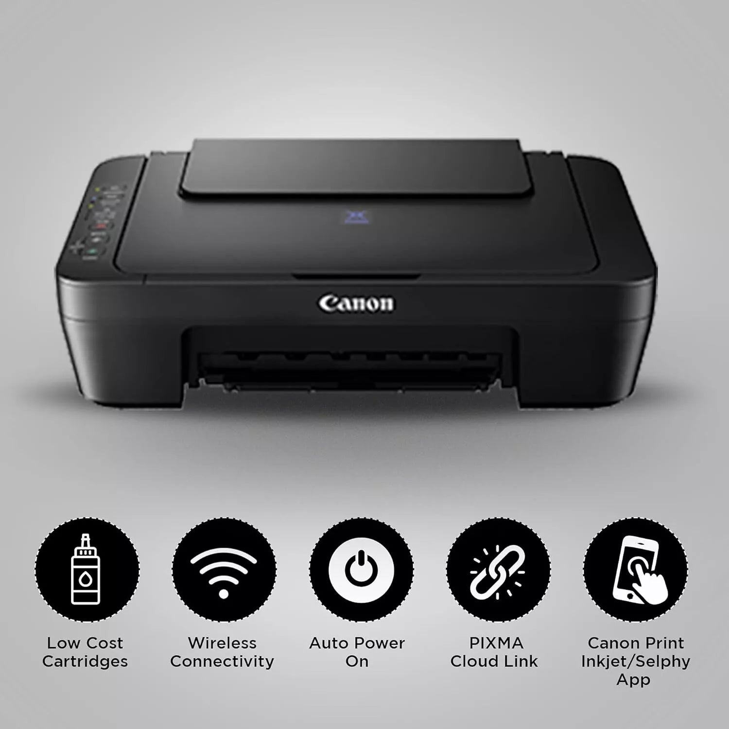 Canon PIXMA E470 WiFi All-in-One Ink Efficient Color Printer for Home