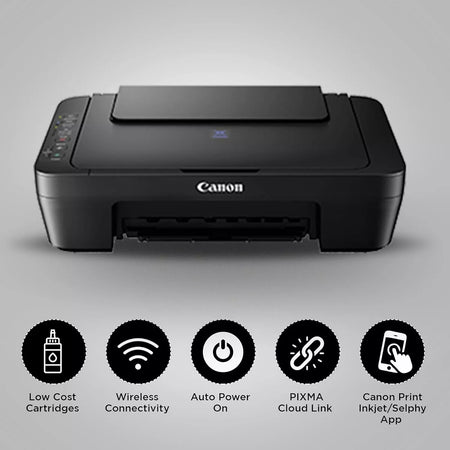 Canon PIXMA E470 WiFi All-in-One Ink Efficient Color Printer for Home