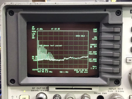 HP Agilent 8596E/8596EM Spectrum Analyzer 9kHz-12.8 GHz w/ Tracking Generator *D