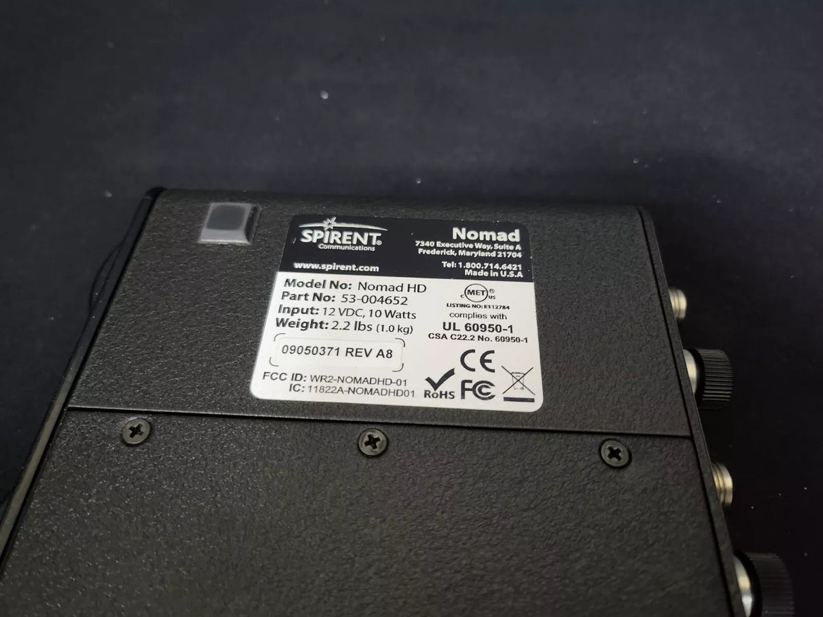 Spirent Nomad HD PN 53-004652 (0371)