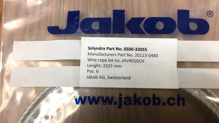 4mm Dia x 2325mm Long Endless Loop Stainless Steel Sling - Jakob 20113-0480