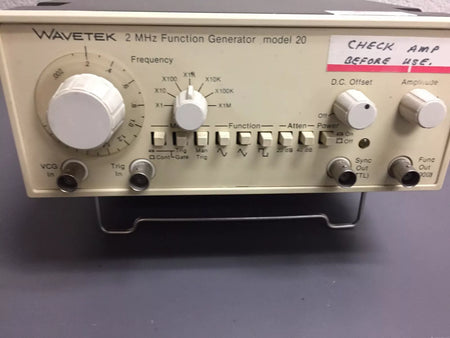 Wavetek Model 20 2MHz Function Generator