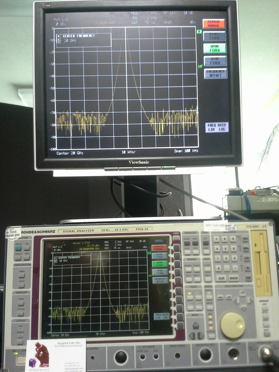 FSIQ 26 Signal Spectrum Analyzer by Rohde & Schwarz