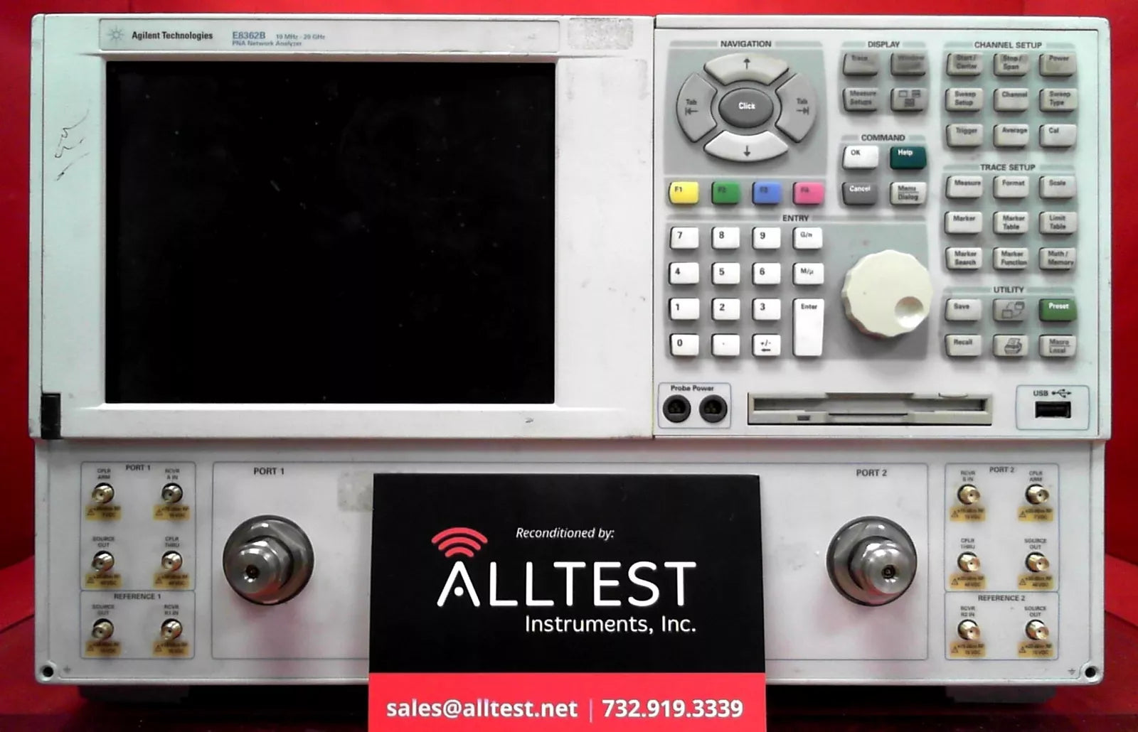 Agilent E8362B 014,081 PNA Vector Network Analyzer 10 MHz to 20 GHz